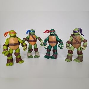2012 Playmates Toys Teenage Mutant Ninja Turtles Don Mikey Raph Leo